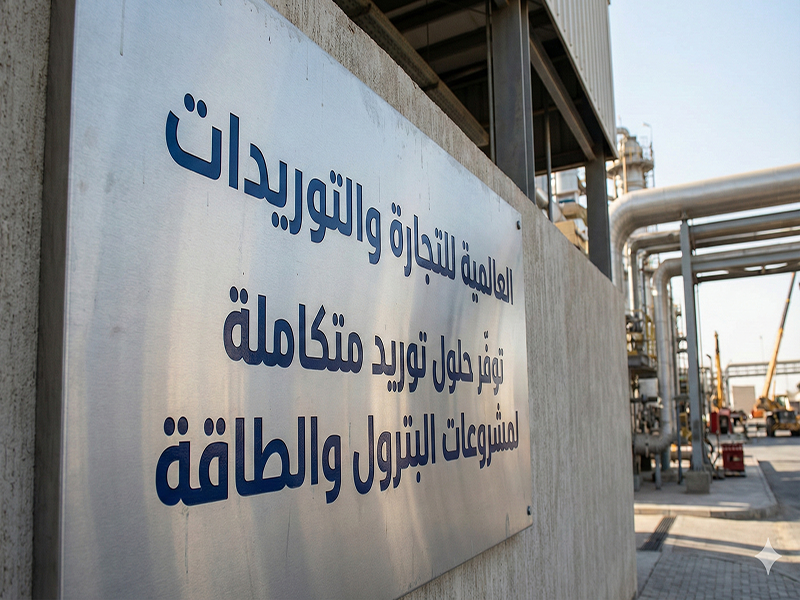 العالمية للتجارة والتوريدات توفّر حلول توريد متكاملة لمشروعات البترول والطاقة