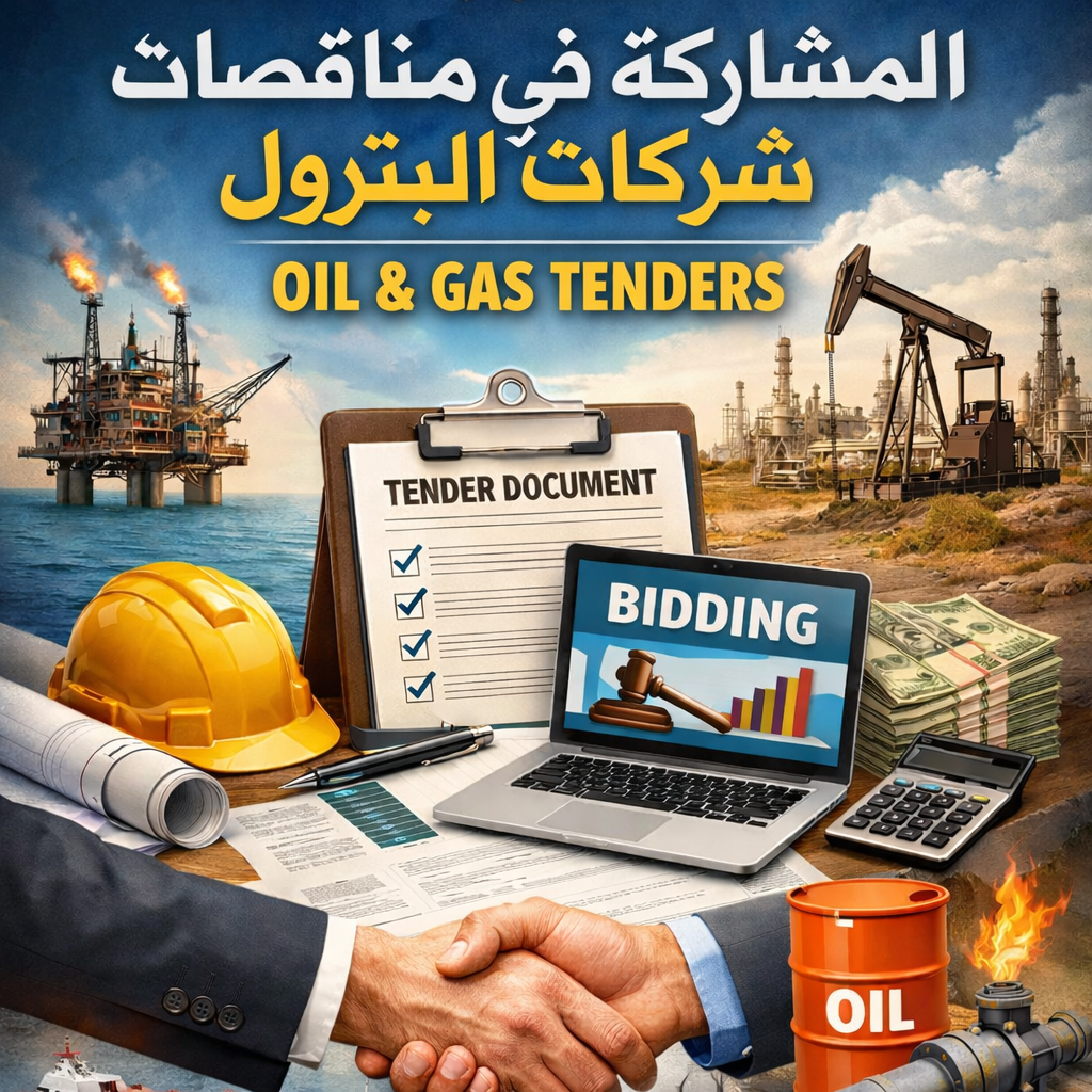 المشاركة في مناقصات شركات البترول